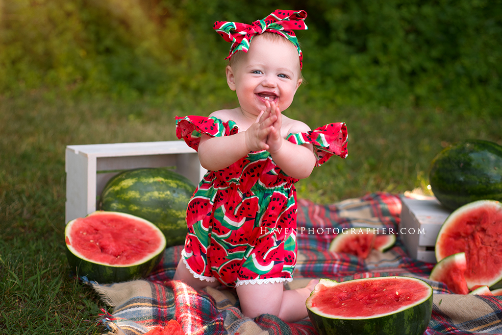 watermelon baby photoshoot